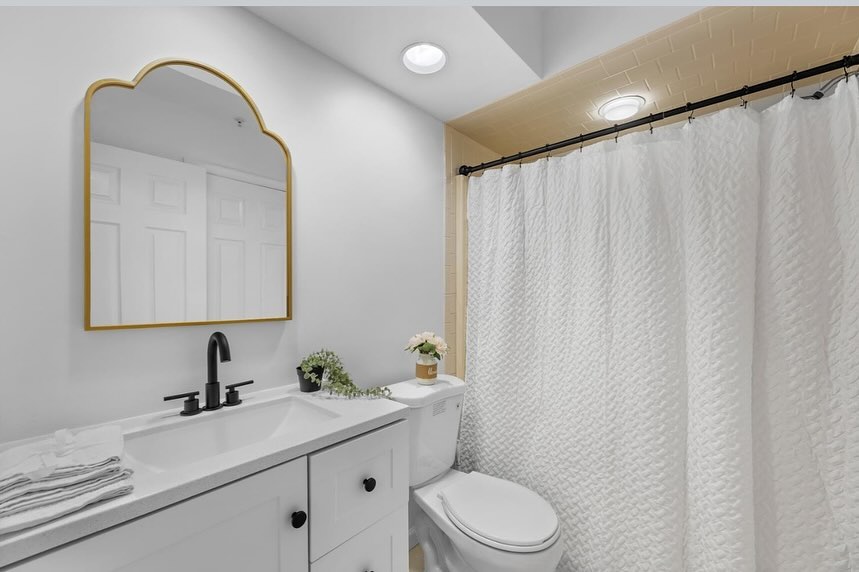 Bathroom after renovation